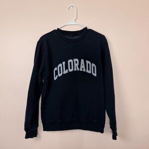 navy blue colorado brandy melville john galt crewneck